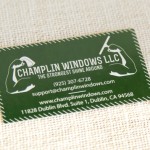 Champlin Windows business card