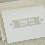 Etsy Thank You Screen Printed Card