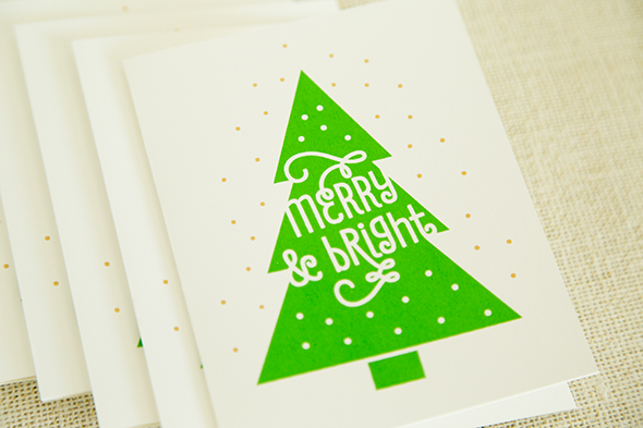 Screenprint Christmas Card