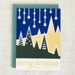 Screen print Christmas Card